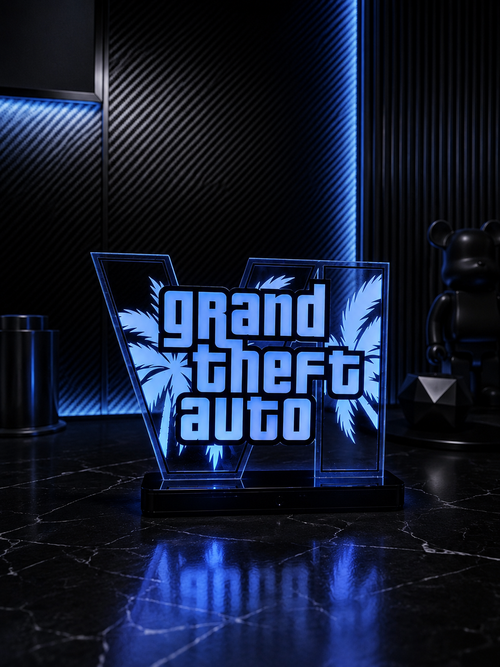 GTA VI RGB Acrylic Lamp – Luxury Gaming lamp