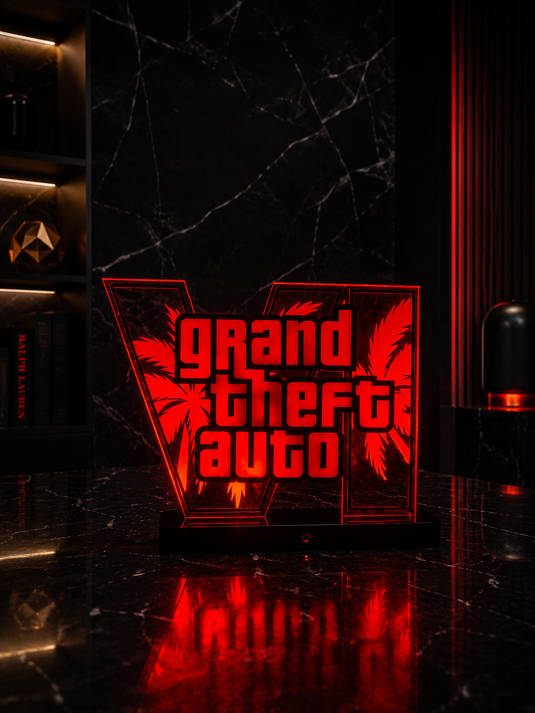 GTA VI RGB Acrylic Lamp – Luxury Gaming lamp
