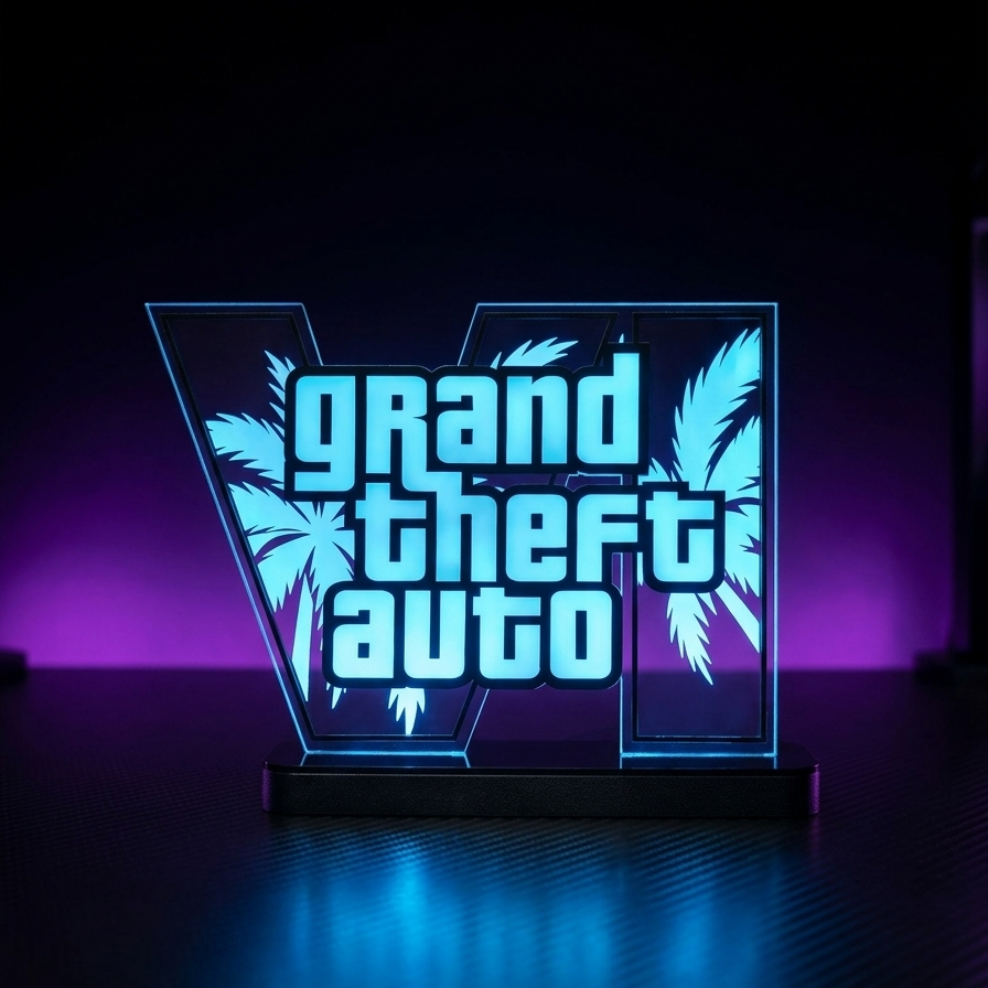 Every GTA fan deserves a setup that stands out. Upgrade your desk with a premium RGB lamp inspired by the game you love. Shop now before it's sold out.
