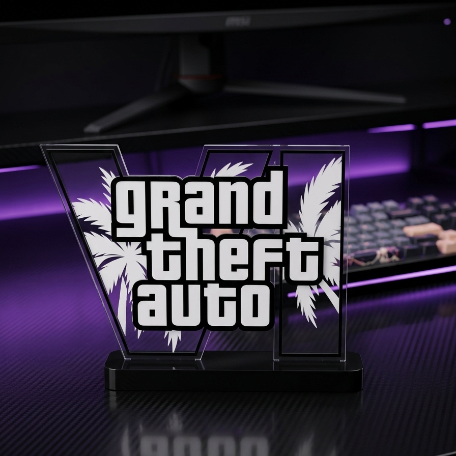 Every GTA fan deserves a setup that stands out. Upgrade your desk with a premium RGB lamp inspired by the game you love. Shop now before it's sold out.