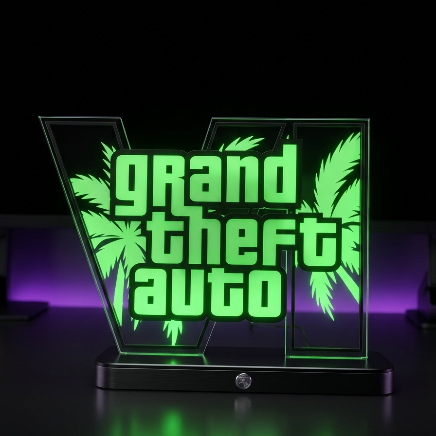 Every GTA fan deserves a setup that stands out. Upgrade your desk with a premium RGB lamp inspired by the game you love. Shop now before it's sold out.