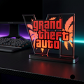 Grand Theft Auto VI RGB Acrylic Lamp – Luxury Gaming lamp